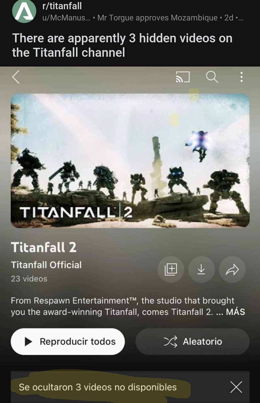 Titanfall 2 Crossplay? : r/titanfall