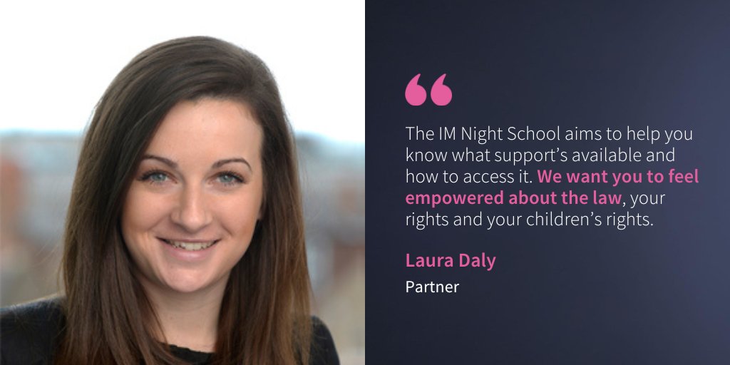 Our new webinar series, the #IMNightSchool, kickstarts on Tuesday 3 October. It’ll offer a friendly and informative introduction into the different areas of #Law. Our first session is on welfare #Benefits and support. Find out more about our Night School: bit.ly/3rtz5Di