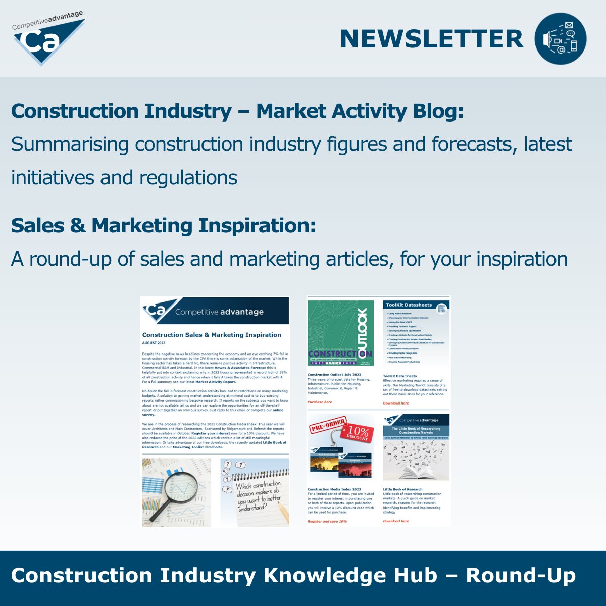 Get the latest in #Construction #Sales &amp; #Marketing news, and be informed of special offers and new products in your inbox.

cadvantage-knowledge.co.uk/construction-i…