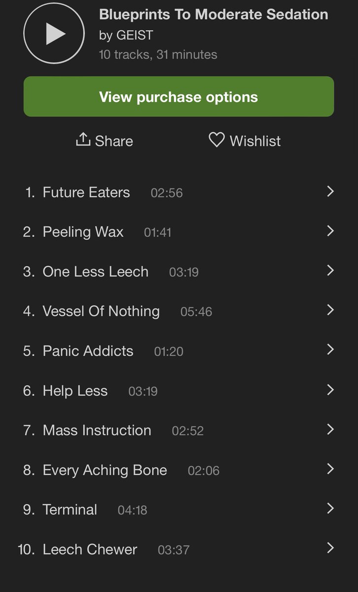 geist_uk's tweet photo. Release Day! Blueprints To Moderate Sedation is our now! https://t.co/1J1HrsfkQl https://t.co/Dp0fXr3Vtp