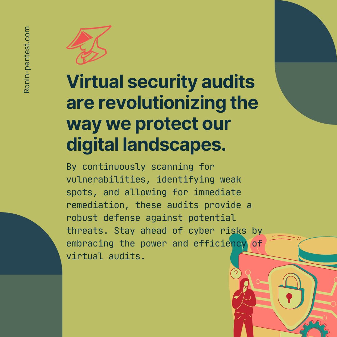 RoninPentest's tweet image. Virtual Security Audits: Your Invisible Shield 🛡️. Embrace the future of protection. #VirtualSecurity