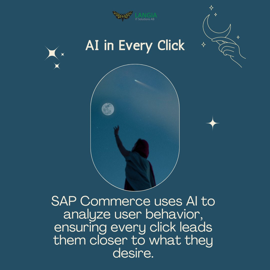 LangiaIT's tweet photo. SAP Commerce uses AI to analyze user behavior, ensuring every click leads them closer to what they desire.
https://t.co/x9enPuDwnY
#sapcommercecloud #ecommerce #ecom #hybris #AIAnalytics #SAPCommerce https://t.co/MQzp6Gj4sW