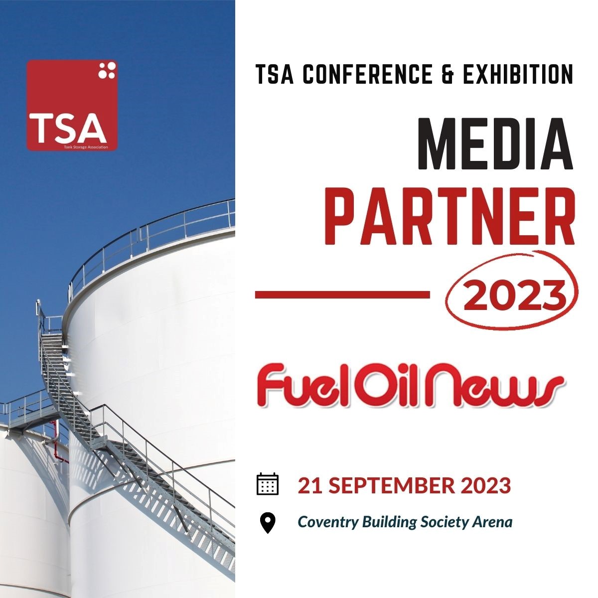 FuelOilNews's tweet photo. One day to go until the @UK_TSA Tank Storage Conference and exhibition!
Stop by the Fuel Oil News stand for a chat with the team, and grab a copy of the current issue and our terminals and storage map.
#TSA2023 #fueldistribution #tankstorage #oilterminals #bulkliquids https://t.co/Cli9M38wEp