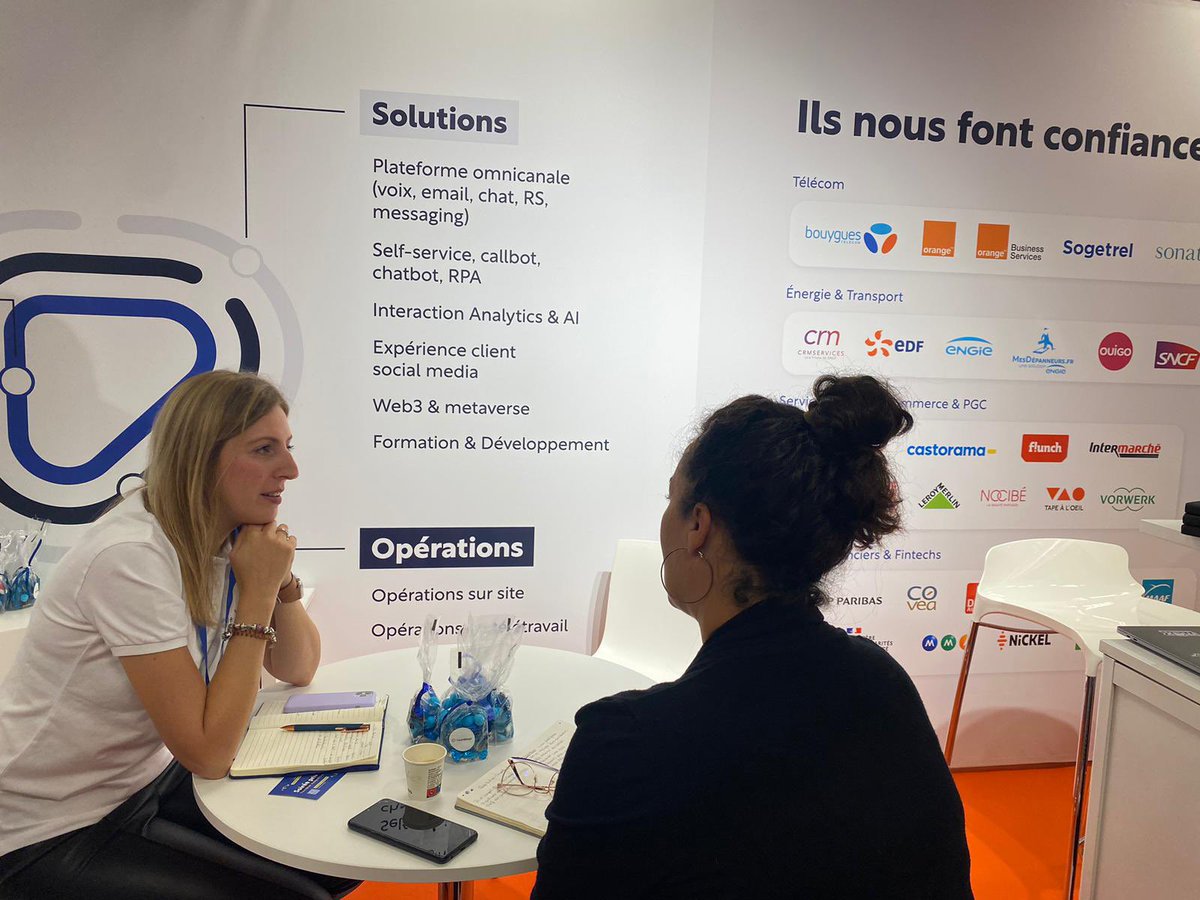 📸 Coup d’envoi pour l’édition 2023 du #CRMMmeetings sur le stand Foundever 🙌🏼

Retrouvez-nous sur au stand C09 pour échanger sur vos enjeux en matière de transformation digitale et de relation client ✅

#CX #BPO @CRMMmeetings