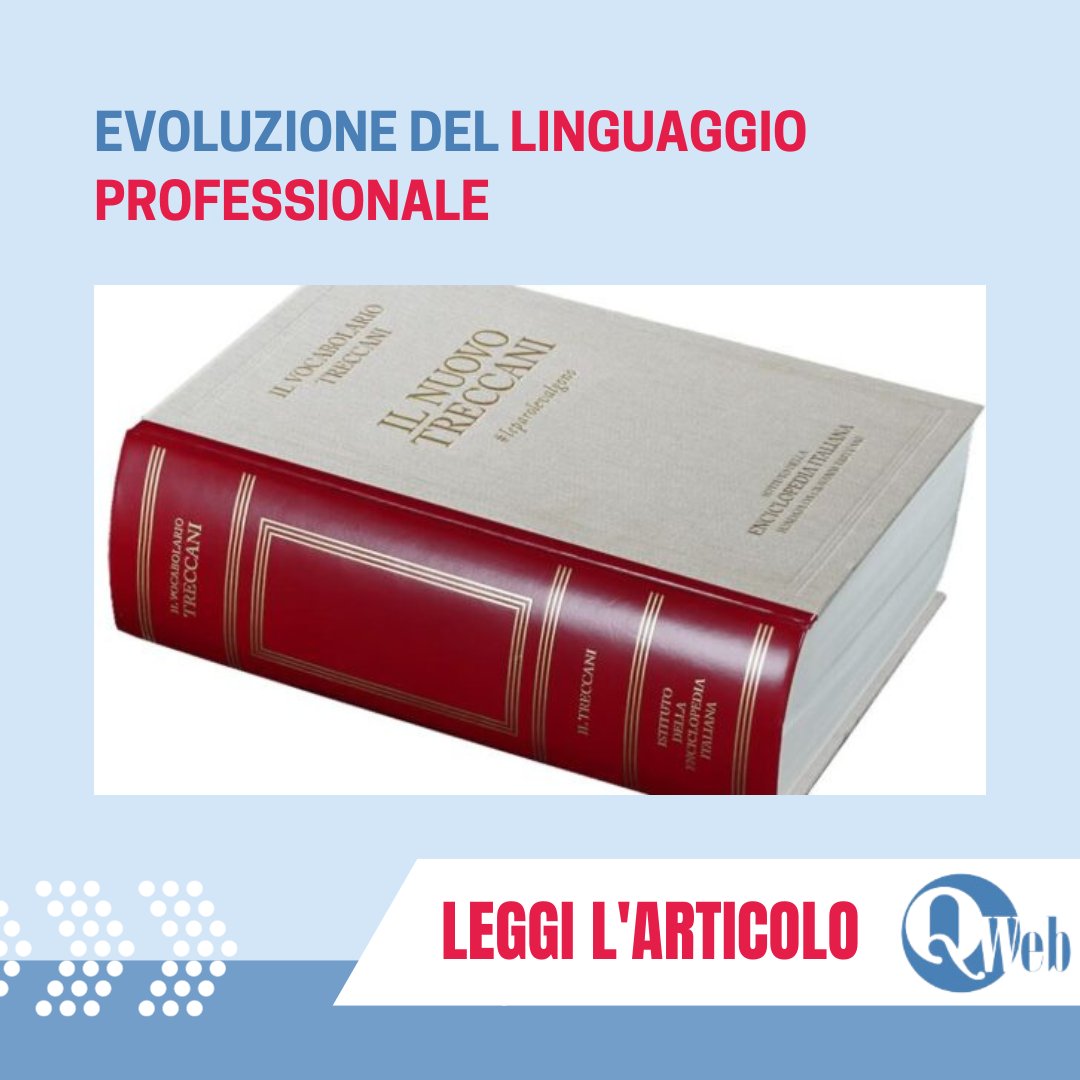 Tra termini tecnici e inglesismi il linguaggio finanziario e quello bancario introducono nuove attività quali le “inadempienze probabili”

LEGGI L'ARTICOLO: quotidianoweb.it/economia/evolu…

#linguaitaliana  #culturaitaliana #parliamoitaliano #parlareitaliano #accademiadellacrusca