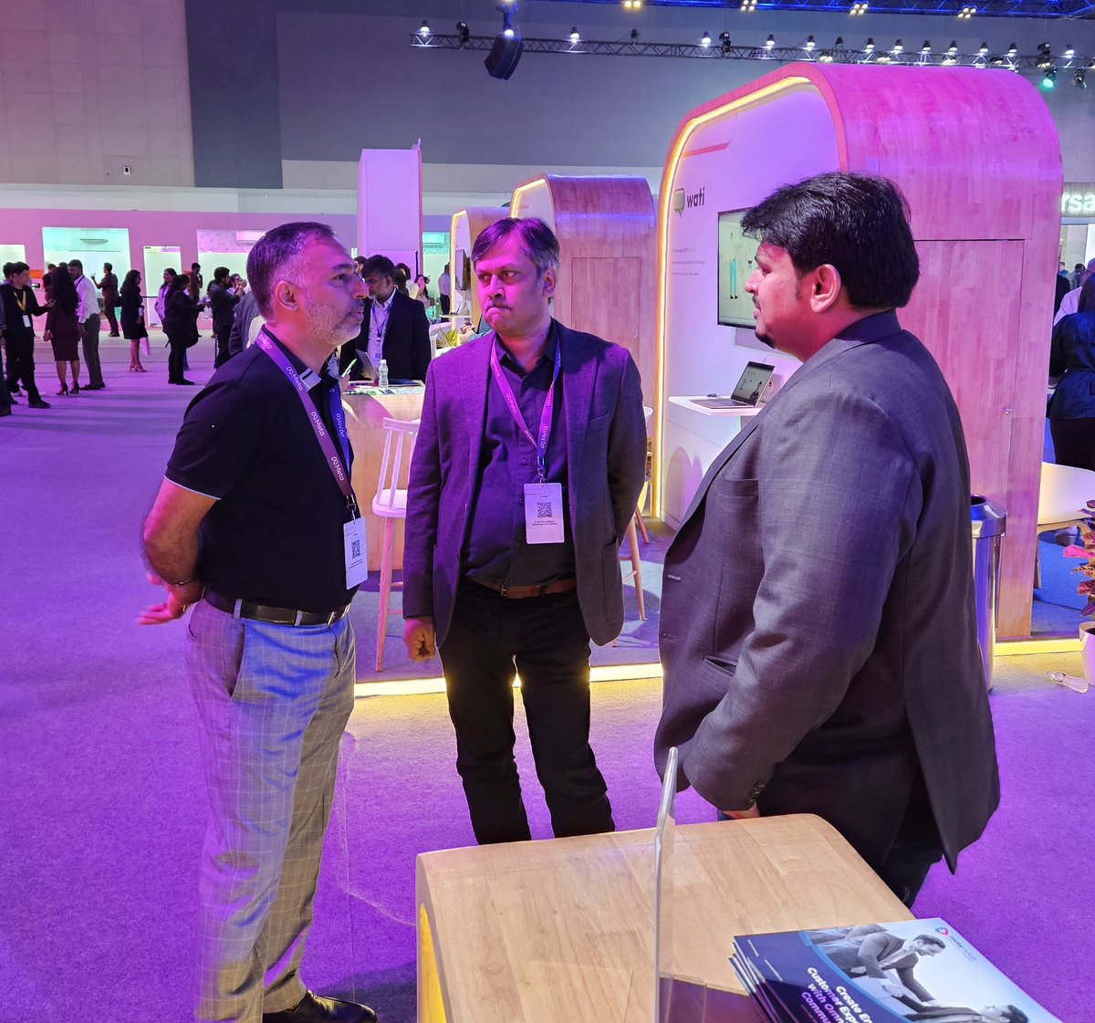 routemobile's tweet photo. Our booth at #MetaConversations is buzzing with delegates.
Meet with our experts to upscale you #BusinessMessaging with @Meta
#RouteMobile @WhatsApp #WhatsAppBusiness https://t.co/Zo0WcJMhpp