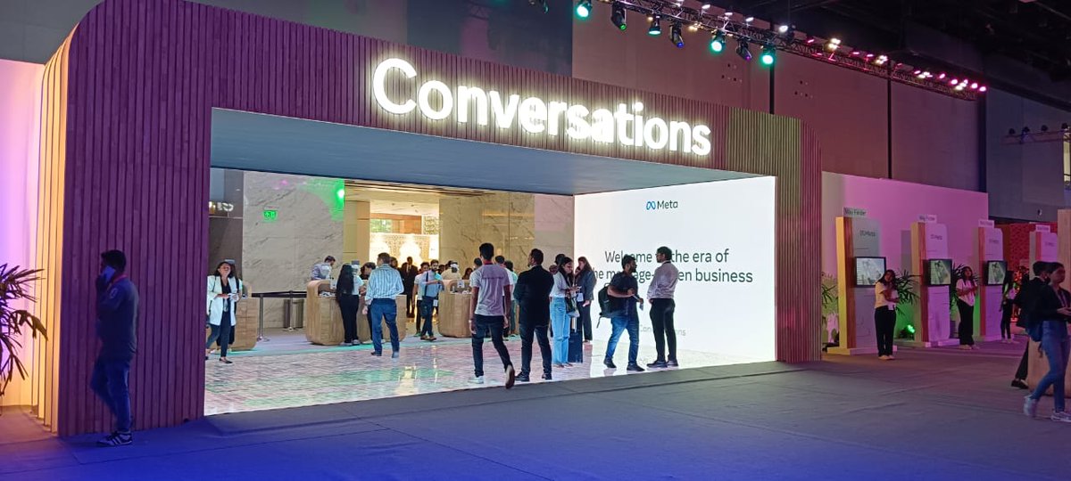 kjkrishimedia's tweet photo. Welcome to the most epic event of the year!
Join us today at the Jio World Convention Centre, Bandra East, Mumbai for an unforgettable day of #MetaConversations at the Jio World Convention Centre, Bandra East, Mumbai.
Experience the cutting-edge discussions, mind-blowing demos, and exclusive sneak peeks into the future of Meta!
Stay tuned for electrifying updates, groundbreaking insights, and the magic of innovation brought to life!
Don't miss out on this epic journey!
#meta #facebookpost #whatsappmarketing #conversation #business