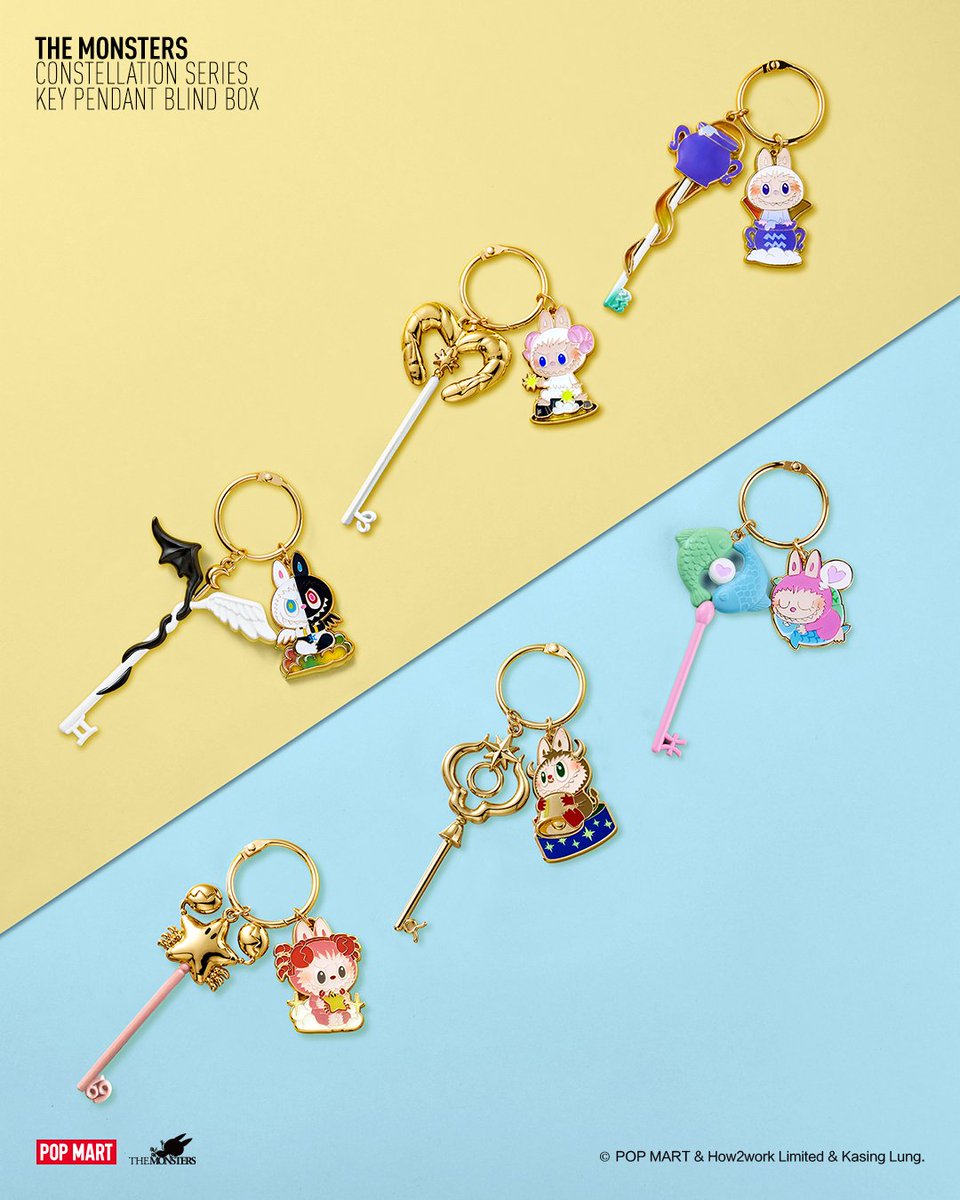 🆕♎️🆕THE MONSTERS 星座シリーズ キー ペンダント セット