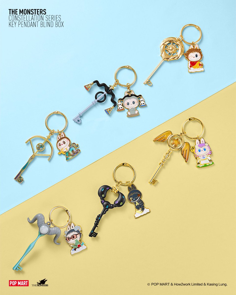 🆕♎️🆕THE MONSTERS 星座シリーズ キー ペンダント セット
