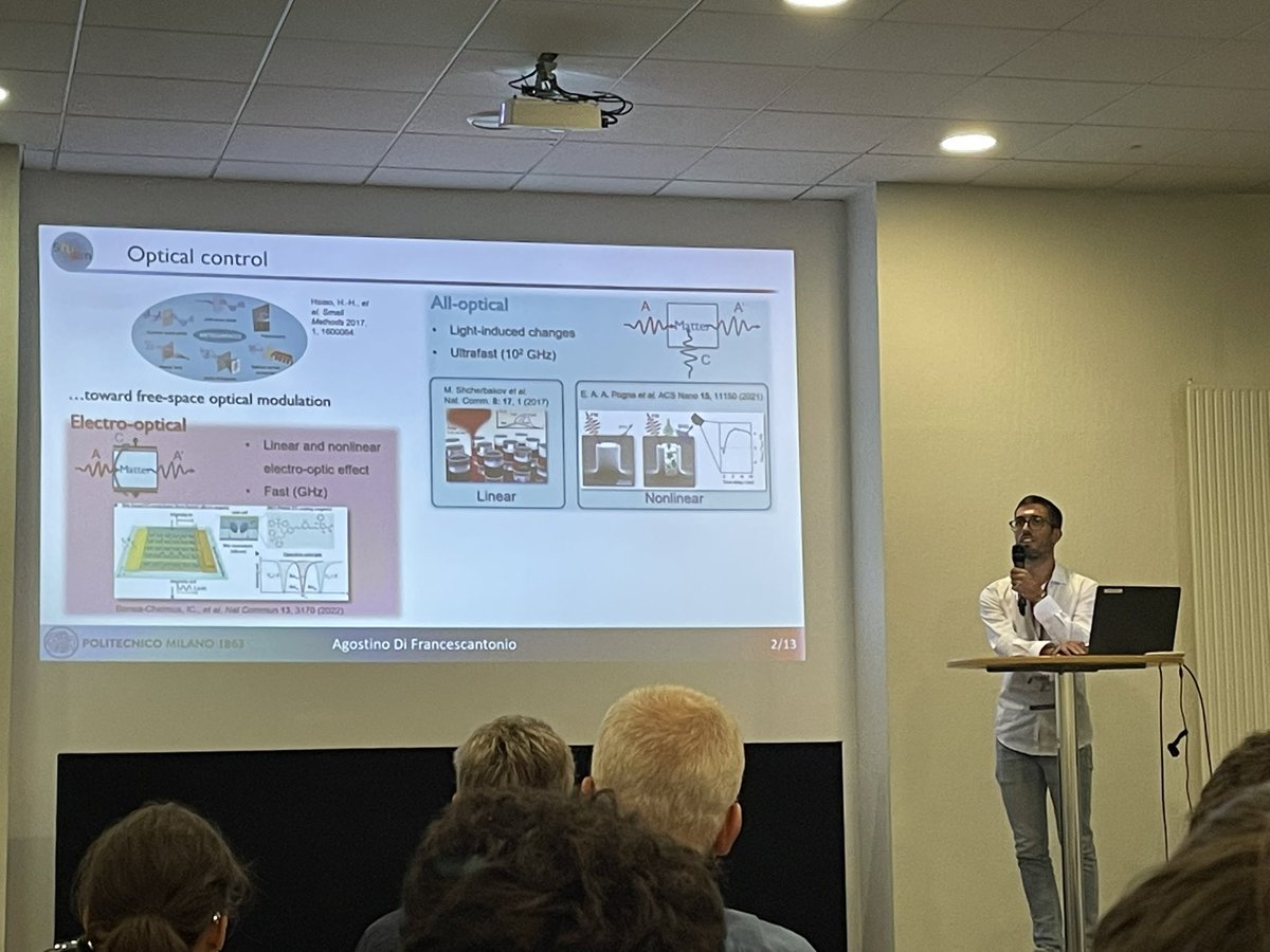 AgostinoDiFr's tweet photo. Flying start in september with three conferences in row. Yet, it was a pleasure to see exciting science, beautiful places and expecially super nice people. This is the good part of doing a PhD :) #CMD30 #EOSAM #MNO2023 https://t.co/YId2lIYdp6