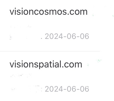 DigiFortune's tweet image. #space #spacial  #spatial 
#domain 
VisionSpatial. com
Xspacial. com
VisionCosmos. com