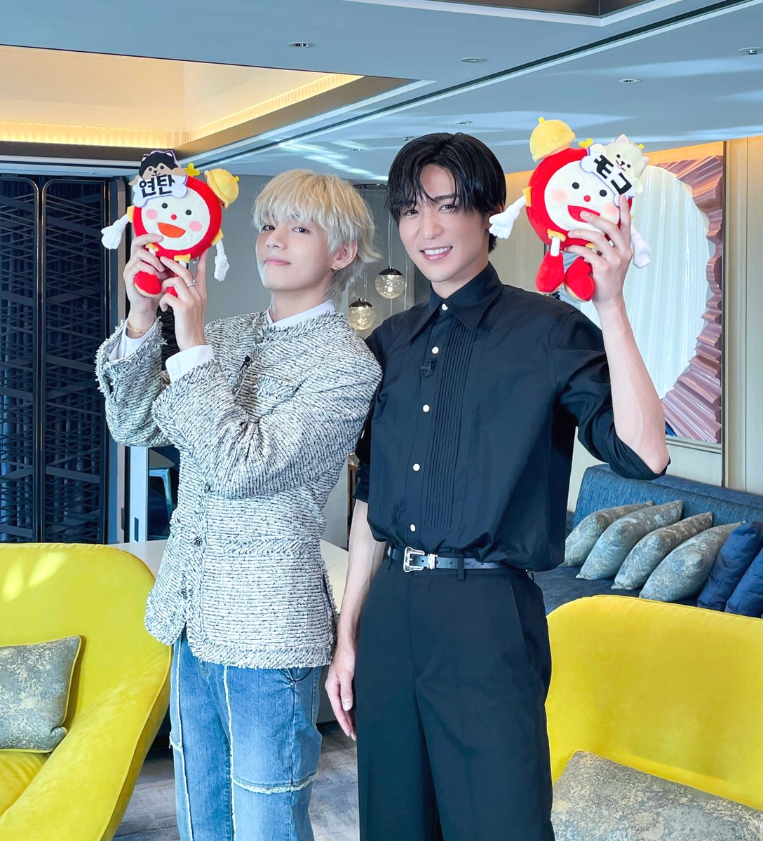 taeguide's tweet photo. [INFO] Taehyung will appear together with Meguro on Mezamashi TV on 21st https://t.co/FipqiEKiII