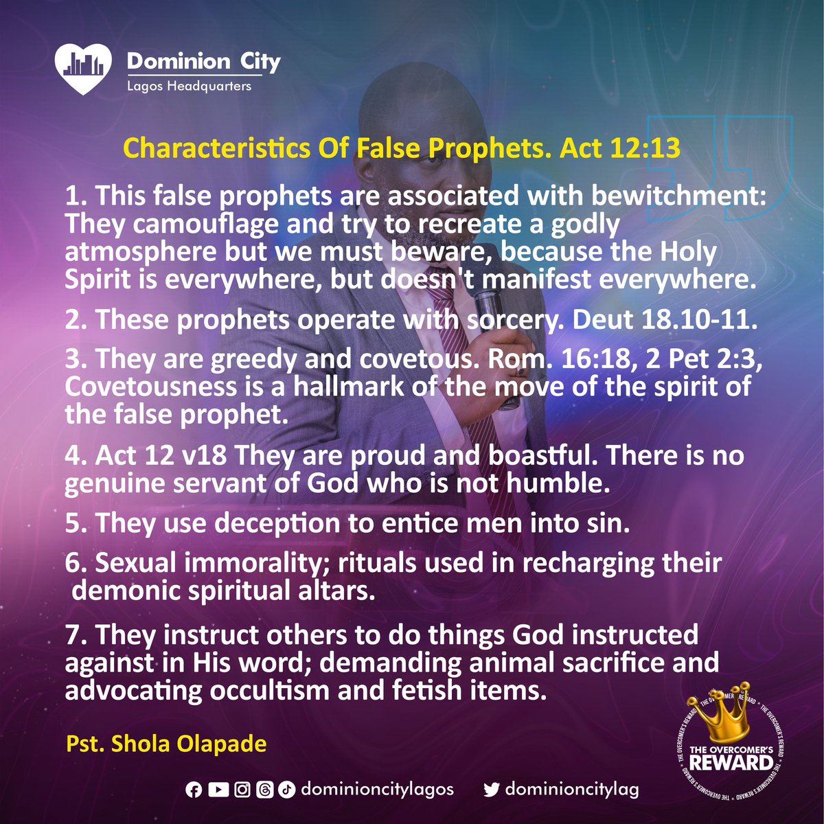 dominioncitylag's tweet photo. Sunday’s sermon nuggets by pastor @sholaolapade
#DominionCity #DCLagosHq #SeptemberSeries #EternitySeries #OvercomersReward https://t.co/vaAwaYVdT2
