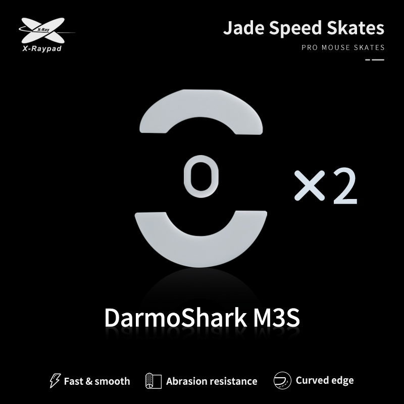XraypadOfficial's tweet image. #Mouse #Skates for DarmoShark M3S is available now! 

Let's go! 
-Jade Skates:  shop.x-raypad.com/shop/xraypad-j…
-Obsidian Skates: shop.x-raypad.com/shop/xraypad-o…