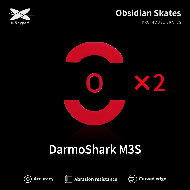 XraypadOfficial's tweet image. #Mouse #Skates for DarmoShark M3S is available now! 

Let's go! 
-Jade Skates:  shop.x-raypad.com/shop/xraypad-j…
-Obsidian Skates: shop.x-raypad.com/shop/xraypad-o…