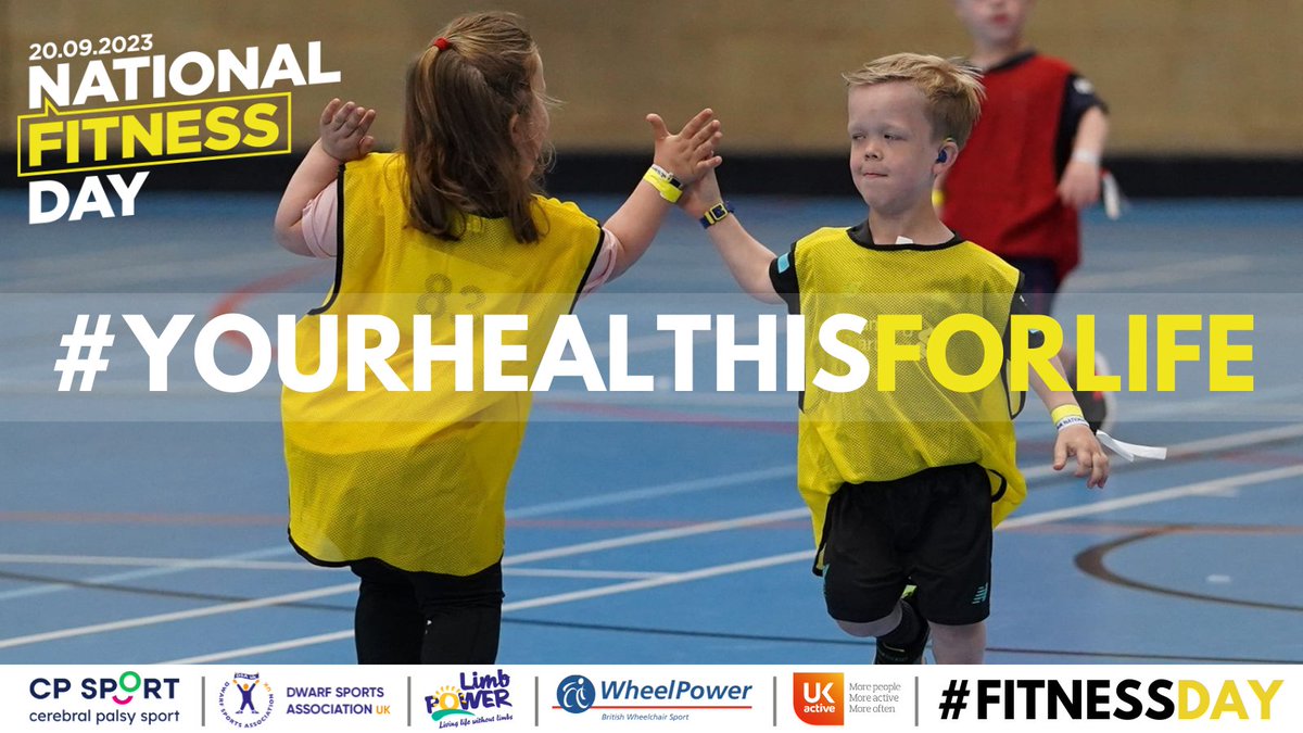 2/2 Whether you are a person with dwarfism, a amputee, a wheelchair user or a person with cerebral palsy, there is an activity for you today. Don’t forget to share your photos and videos with us using #YourHealthIsForLife #NationalFitnessDay