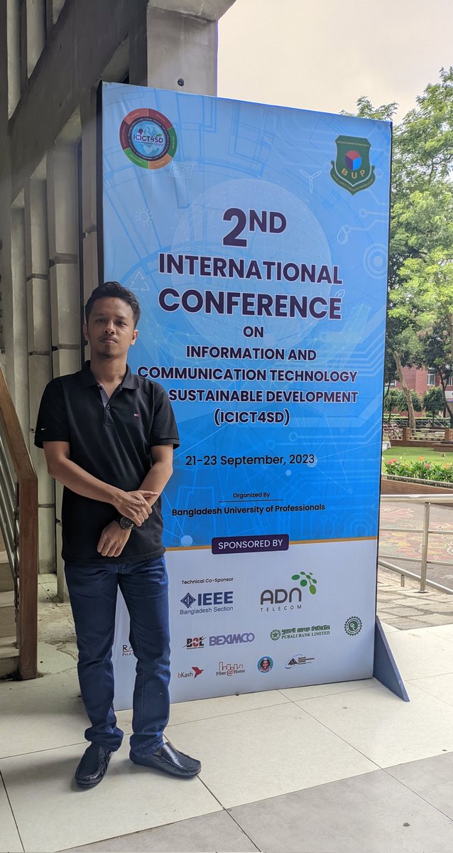 TR_Nayan's tweet photo. 'Industry Exhibition' at the 2nd International Conference on Information and Communication Technology for Sustainable Development (ICICT4SD) 2023, organized by Bangladesh University of Professionals- BUP 🌐

#bugsbd #security #ICICT4SD #trnayan #conference #industry #exhibitions https://t.co/6pRNmOg0aU
