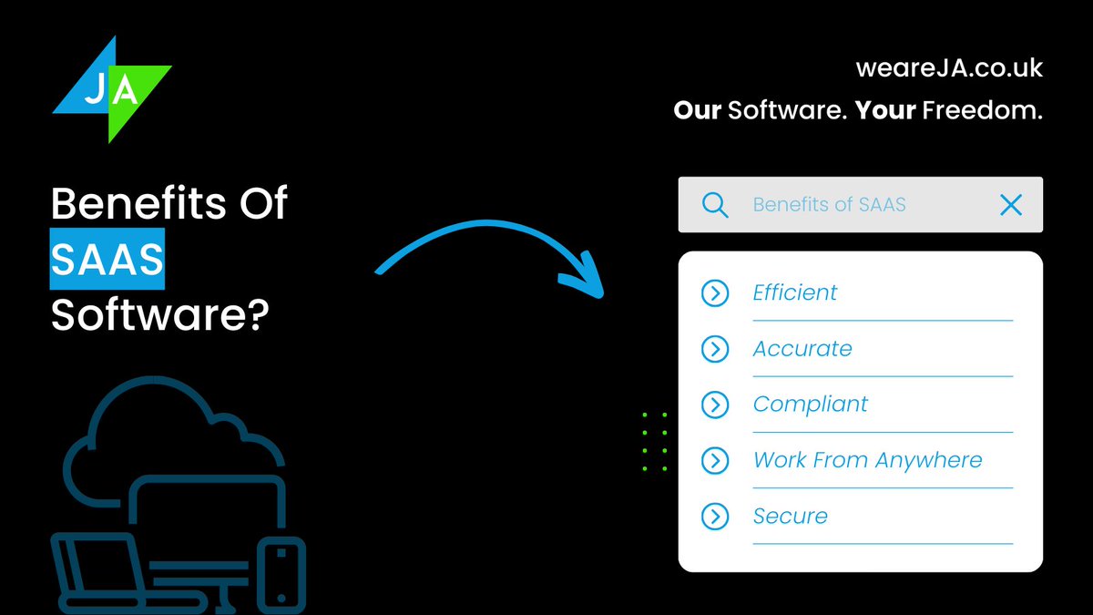 SAAS software – the ultimate solution to reclaiming your work-life balance.  

- Efficiency 
- Accurate 
- Compliant 
- Work from anywhere at anytime 
- Secure