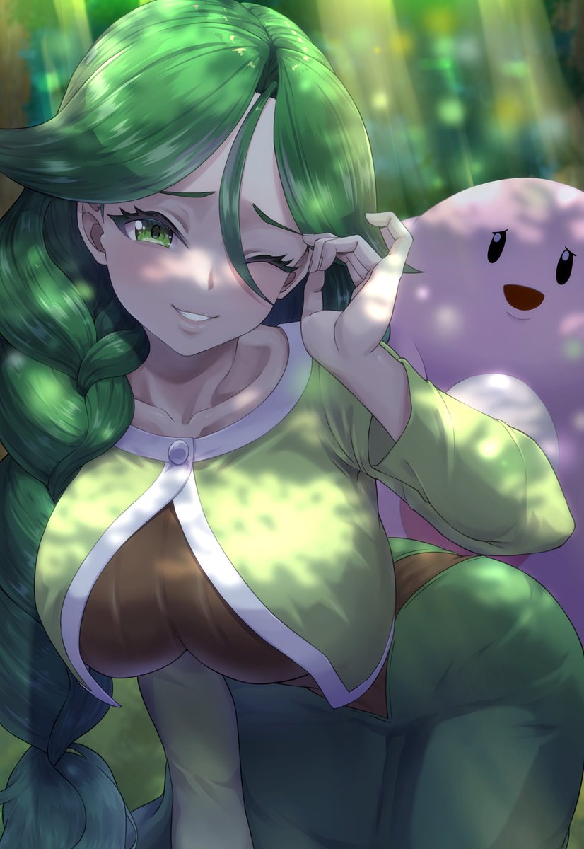 ポケモン「「旅は道連れっていうでしょ…ねっ!」#モミ #ポケモン 」|日高あおは⛩illustrationのイラスト