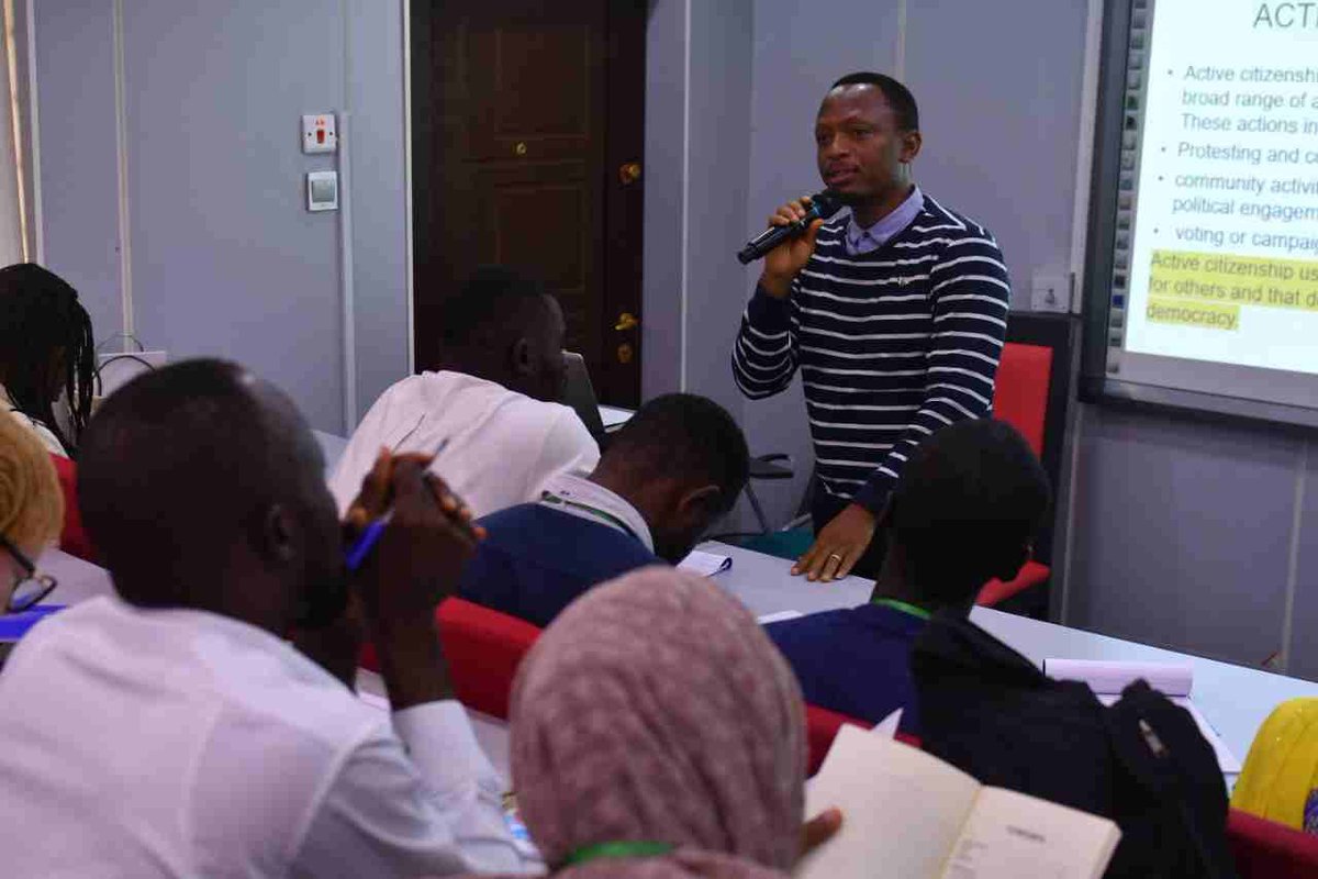 IDYLNig's tweet photo. Two days ago, Monday 18/9/23 marked the exciting start of our impact filled 5 Days Active Citizens BootCamp that seeks to equip Nigerian Youths with the requisite skills to effectively lead initiatives that would solve local problems in their communities. 

Stay Tuned #IDYL2023 https://t.co/SgW1jVmlrN