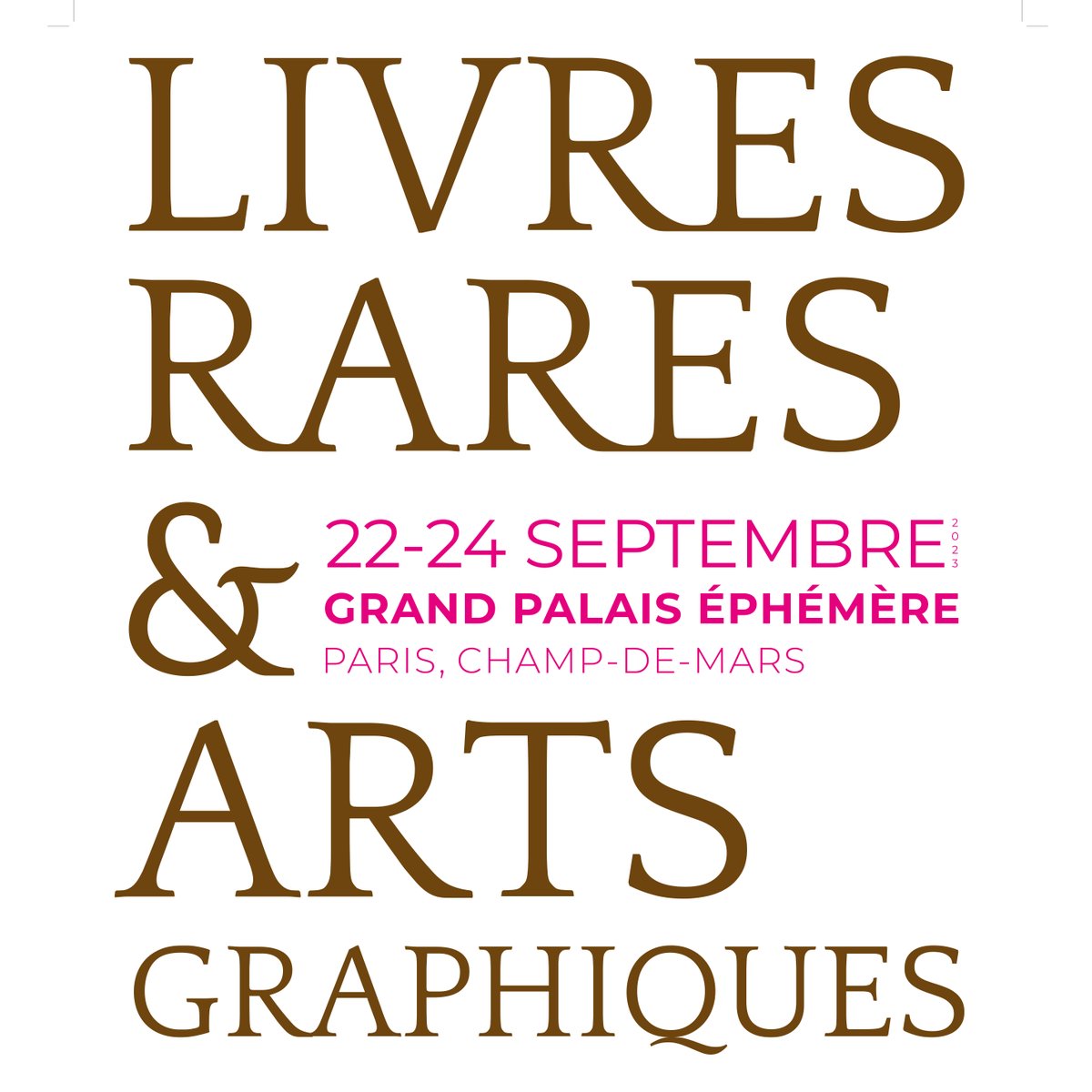 For those lucky enough to be in Paris this weekend, don't miss the Salon du Livres Rares held at the beautiful Grand Palais.
🇫🇷 Details: salondulivrerare.paris/en-2023-session