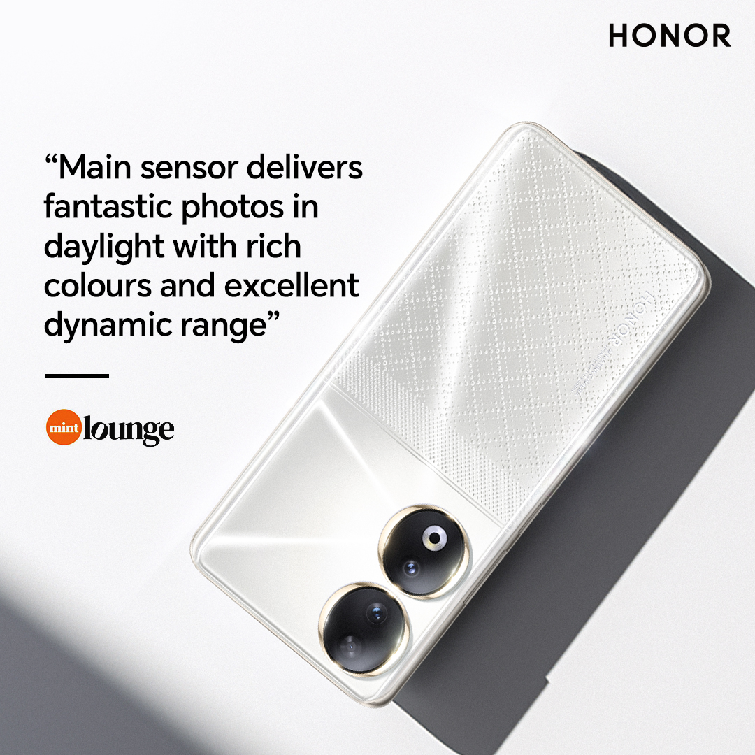 MadhavSheth1's tweet photo. The #HONOR90 has received acclaim from reviewers for its flagship-grade display and remarkable camera features. #ShareYourVibe

Introducing the brilliance of technology. HONOR 90 now available on Amazon ( https://t.co/9pKC82ERrc ) &amp; Mainline stores https://t.co/bstca7rCWP