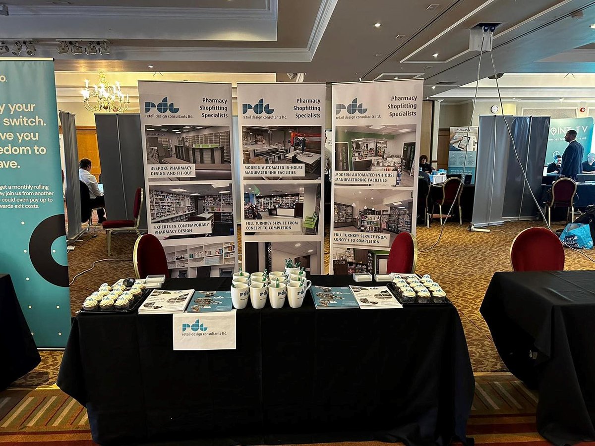 RetailDesignCo1's tweet photo. Looking forward to meeting friends and colleagues today at The Scottish Pharmacy Trade Show 2023 @MacInchyra 

Chat to us about our expertise in pharmacy design and fit-out.
.
.
.
#spts23
#communitypharmacyscotland https://t.co/xcnDcU1Bnm