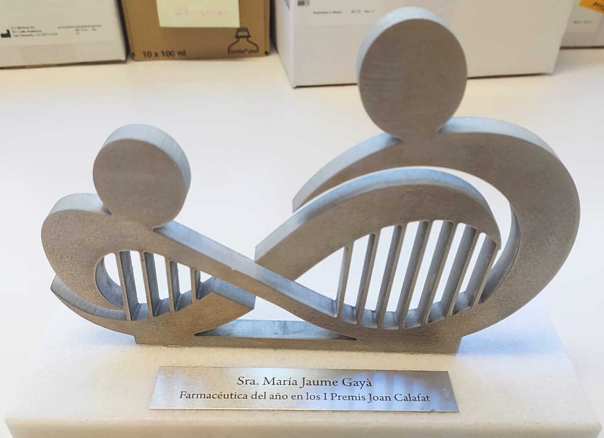 🗣️ La millor farmacèutica de l'any a les Illes Balears fa feina a l'Hospital d'Inca

🥇Maria Jaume Gayà, premiada per <a href="/saludediciones/">Salud Ediciones</a>  
I Premis Joan Calafat

👏🏻Enhorabona Maria!

<a href="/FerrerXisco/">Xisco Ferrer</a> <a href="/ibsalut/">Servei de Salut de les Illes Balears (IB-SALUT)</a>
<a href="/SalutGOIB/">Conselleria de Salut</a> <a href="/incaciutat/">Ajuntament d’Inca</a>