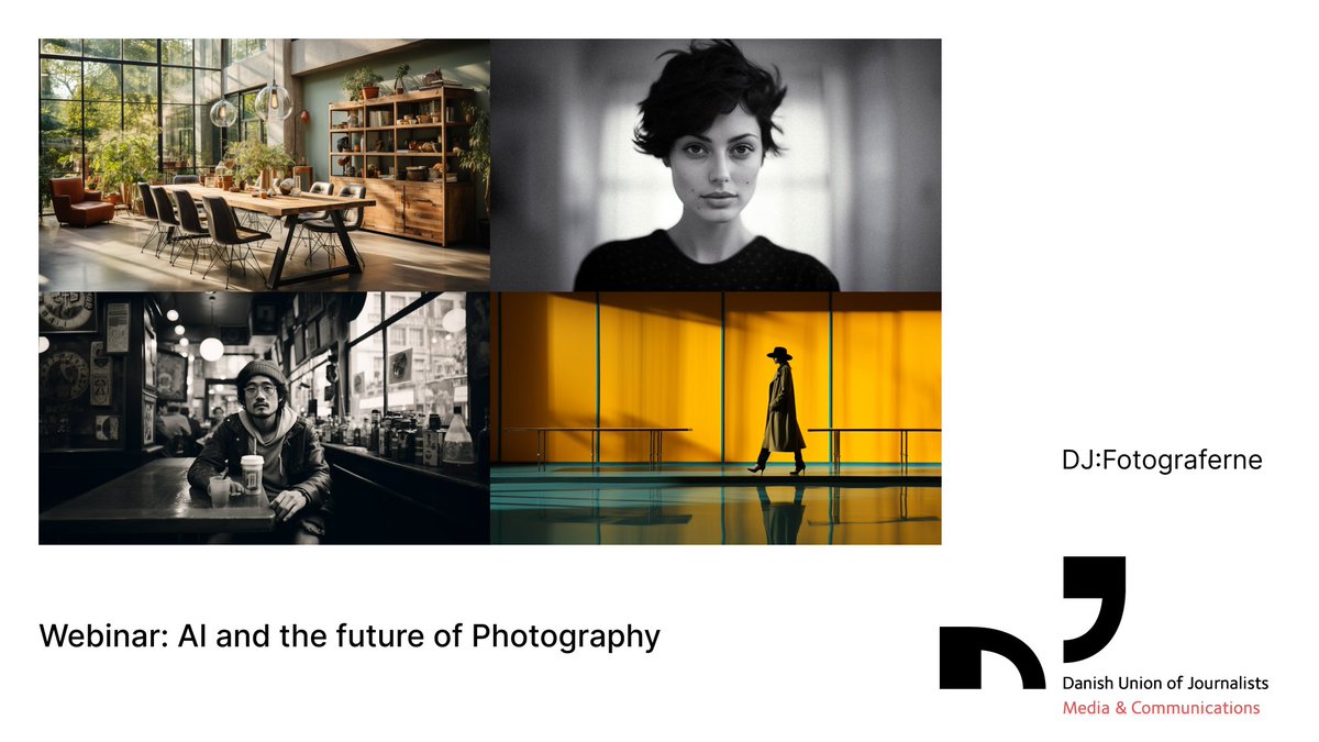 bechbox's tweet image. Yesterday I held a webinar about AI and the future of Photography for the photographers at the Danish Union of Journalists, @DJintweets. Thanks to everyone who joined, I hope I gave you a lot of stuff to think about :-)