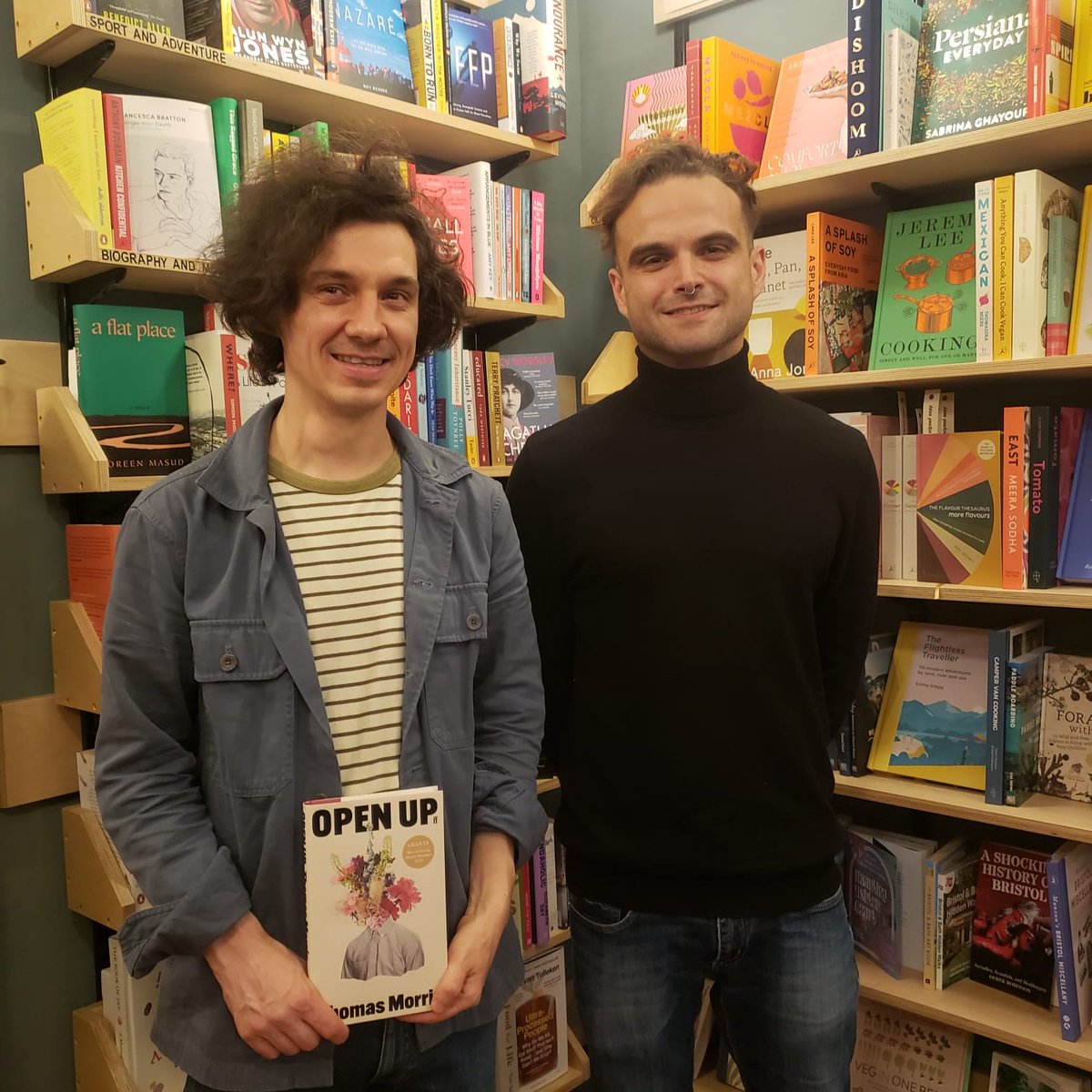Enormous thanks to these two for such a fascinating talk in the shop last night. Digging into the writing, bringing depth &amp; insight. Exactly why we love hosting talks like this. 🙏🙏