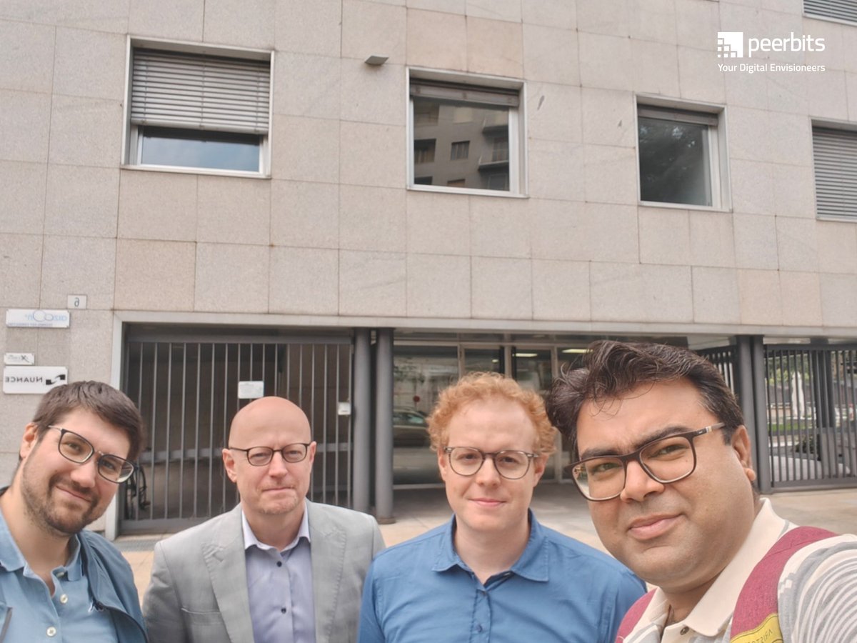 Leaving video calls behind, the <a href="/peerbits/">Peerbits</a> team met their existing clients face-to-face in Turin, Italy. Our team’s journey to Italy strengthens the bond with our valued #clients.

#ClientConnections #PersonalTouch #Italy #Turin #Peerbits