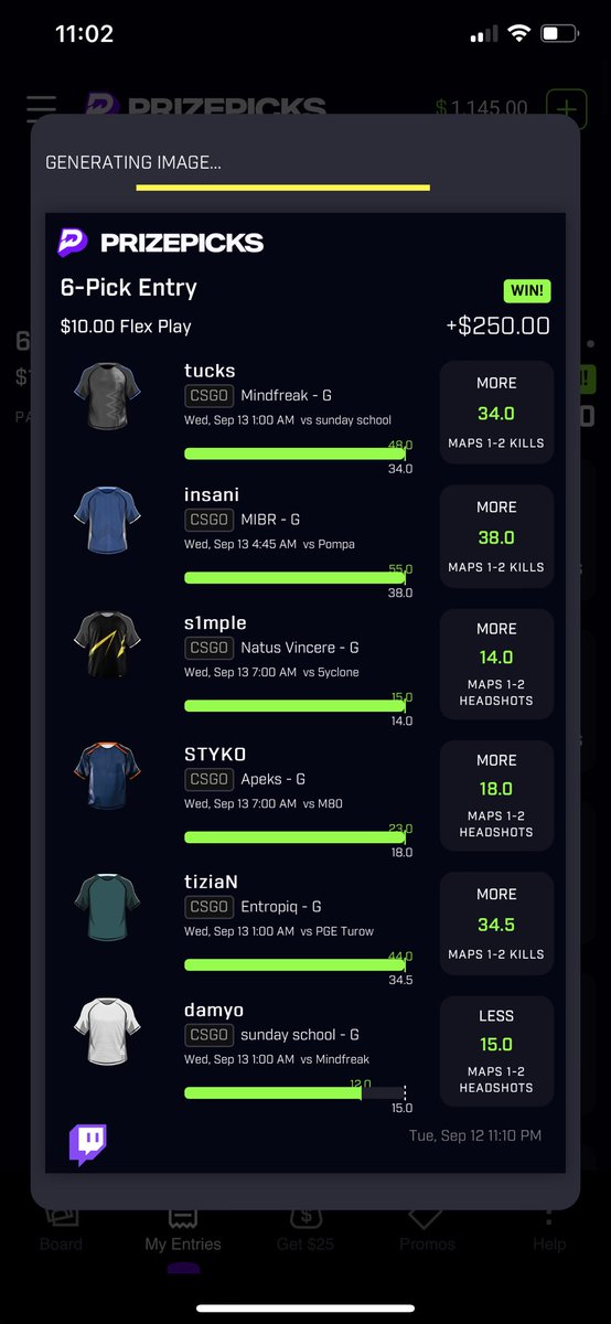 slattsprops's tweet photo. More slips 🥂🍀

#prizepicks #gamblingtwitter https://t.co/qmrmkf7q1r