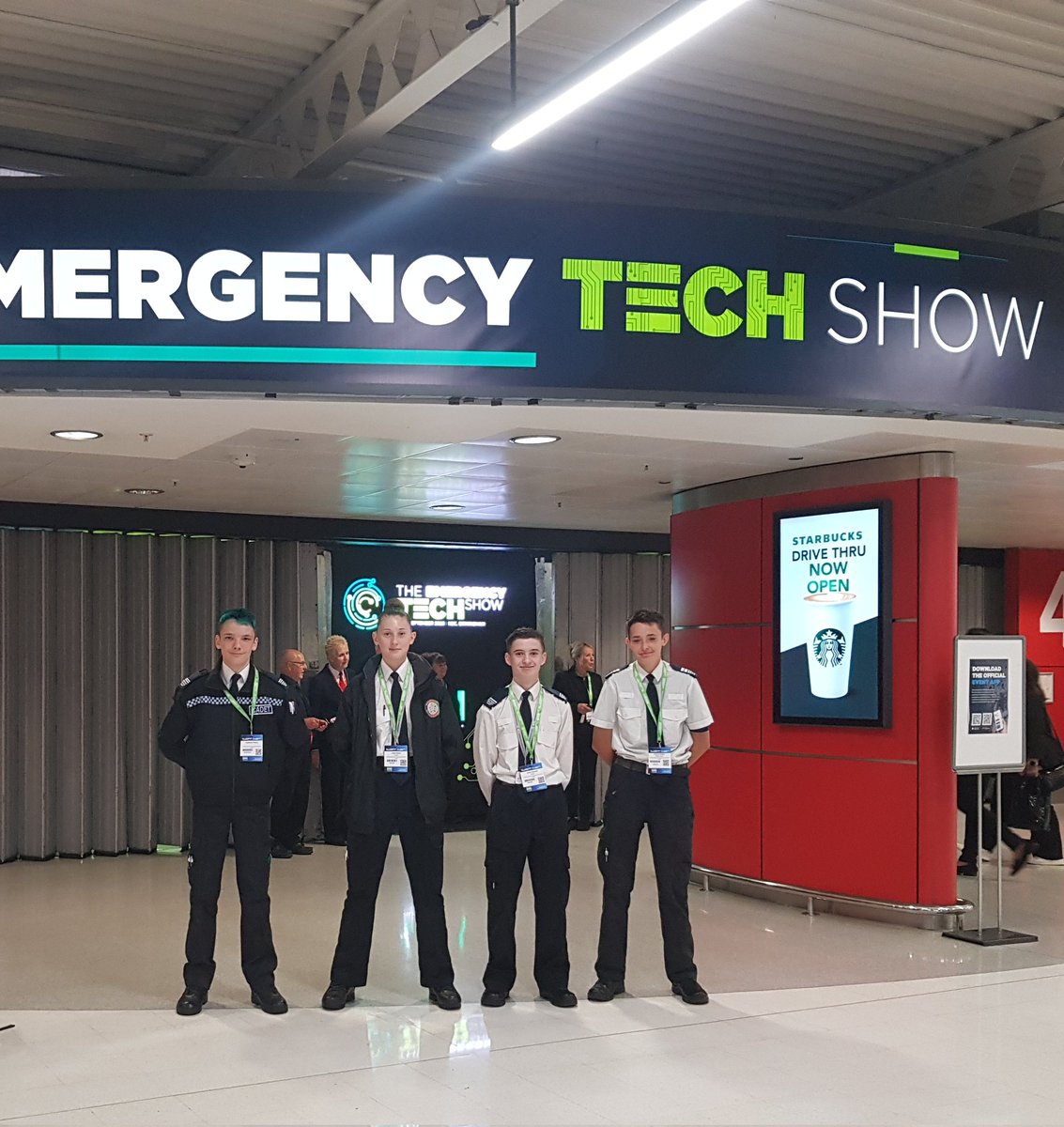 Northampton and Towcester cadets and staff are at the NEC for the Emergency Services Show @annmarielawson1 @NorthantsChief @McguinnessStaff