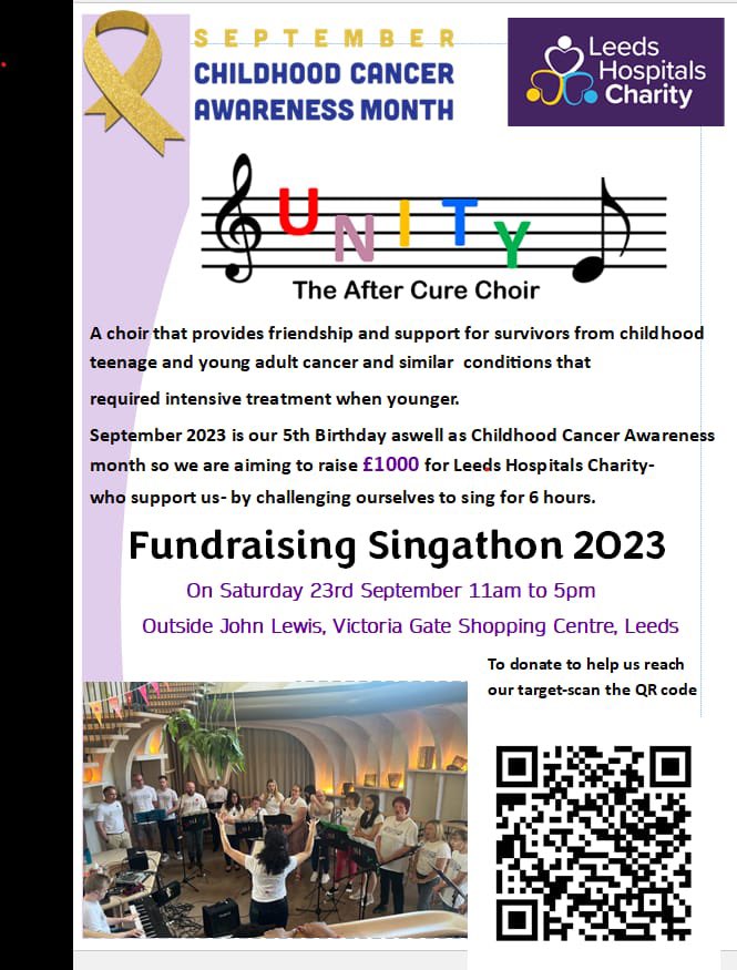 LouisMoorhouse's tweet photo. As I mentioned on Monday, Unity The After Cure Choir are doing a six hour gig on Saturday to raise money for @LDShospcharity.
We’d really appreciate any donations/shares, and if you can stop by for any amount of time on Saturday that would be awesome!
https://t.co/9vcGNYH8Fe https://t.co/45WEdigHlW