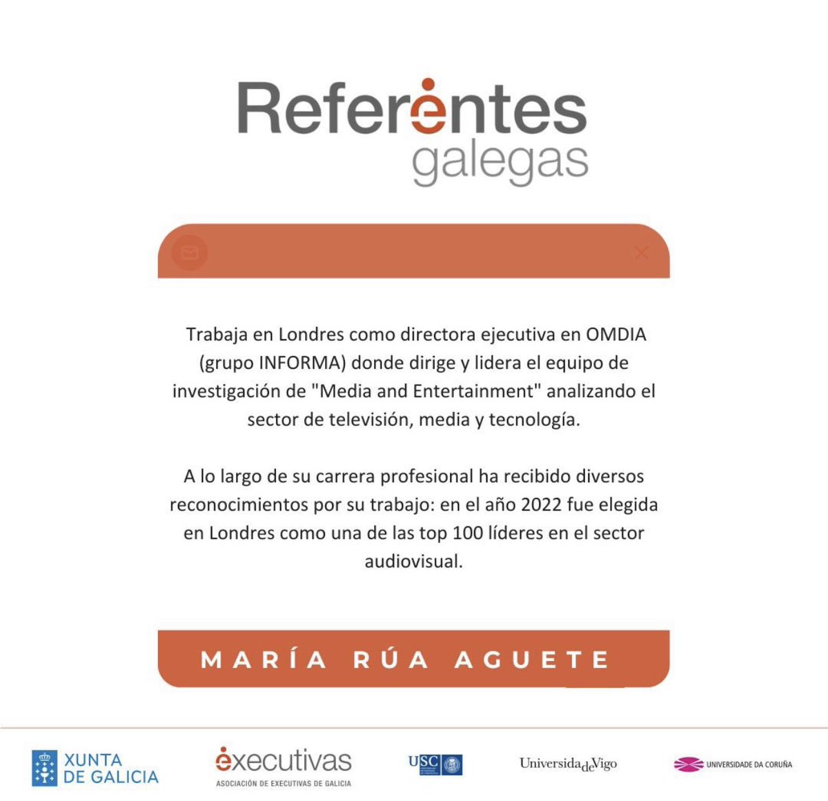 maria_aguete's tweet photo. and today: #Madrid ! Thank you @ExecutivasG a las 18.30 Casa de Galicia ! #referentes #Galegas #womenleaders #WomenInTech https://t.co/rjG0GyfMQ5