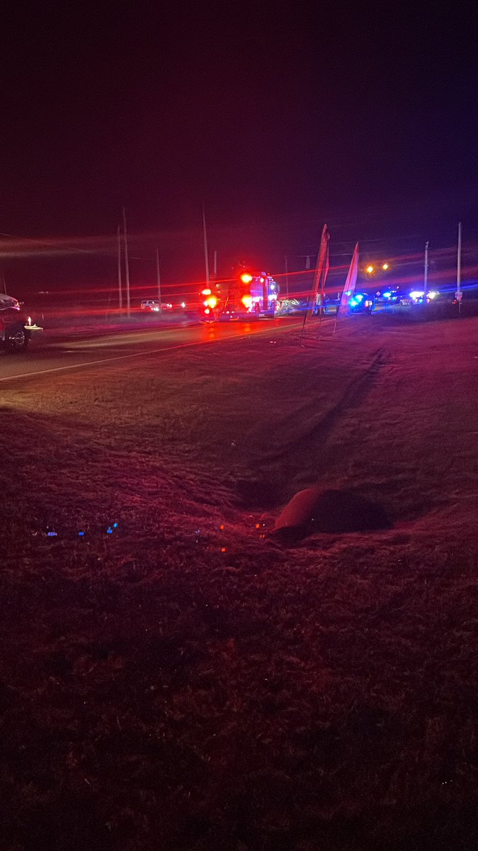 WiggsMariah's tweet photo. BREAKING: Deadly crash on Highway 53 at Harvest road. Multiple vehicles involved. Traffic is blocked North and Southbound. Could be backed up for hours. Watch @whnt for live updates. https://t.co/rGeIaFdAdm