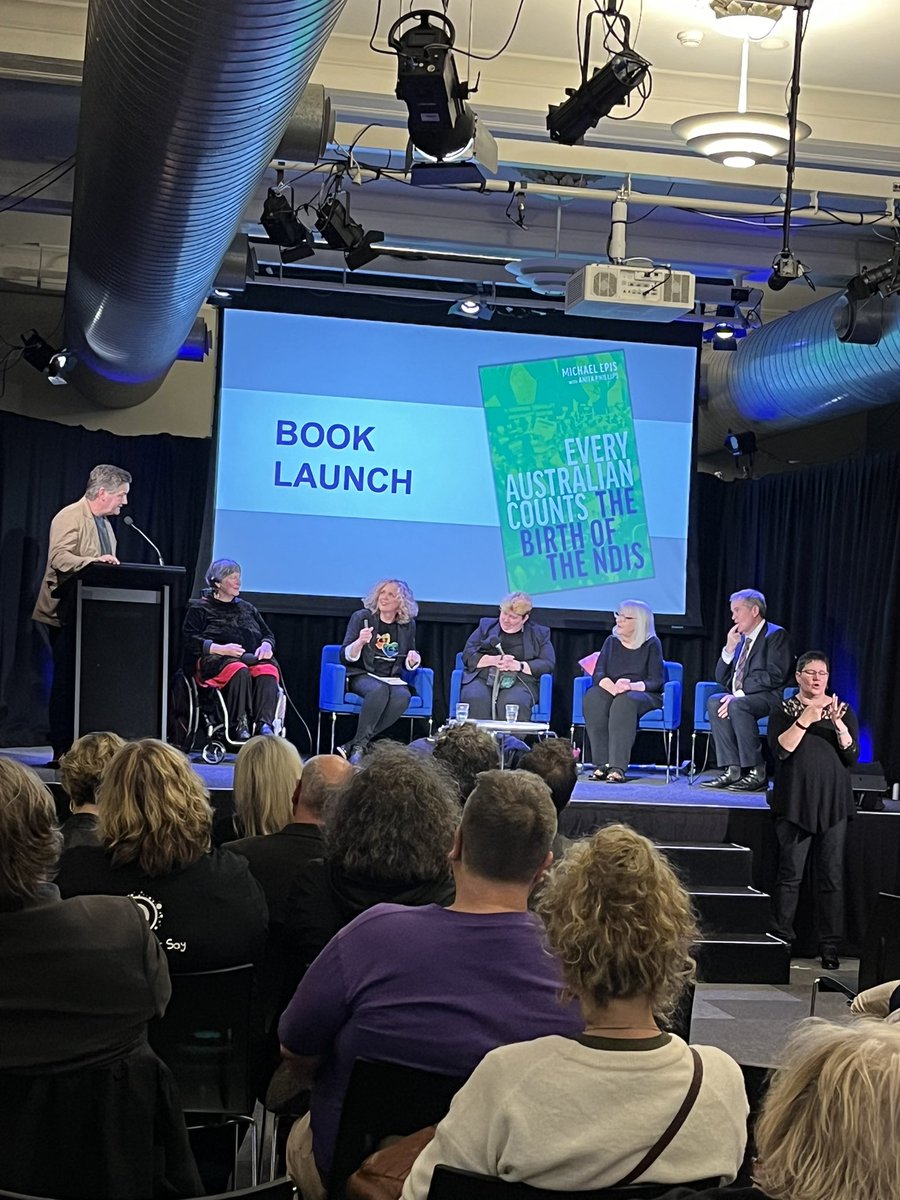 Good to be with @billshortenmp and the disability community for the launch of Michael Epis and Anita Phillips book “Every Australian Counts - The Birth of the NDIS. A great story of the politics of the possible. Big Labor reform.
