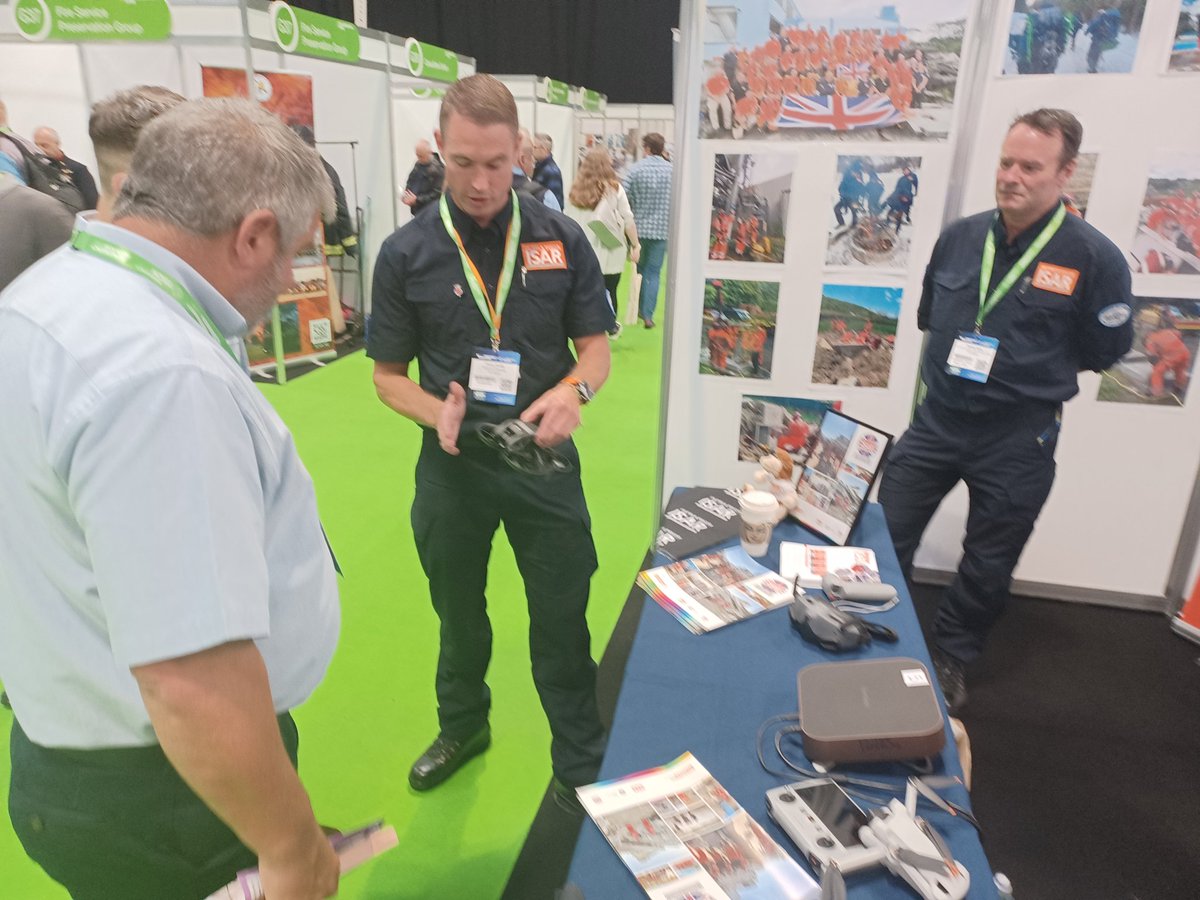 Join us today at Hall 4, Stand G40 <a href="/emergencyukshow/">The Emergency Services Show</a>!

Come say hello and chat with our fantastic team.

Watch Chris Jowett, a #UKISAR team member, demonstrate the crucial role of drones in training, exercises, and deployments.
