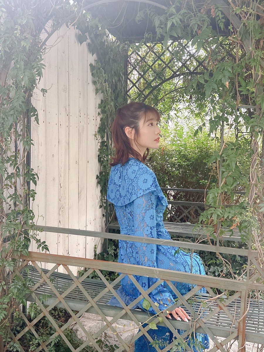 今日のオフショットです💙🌿

とってもかわいい衣装が沢山でした😌 https://t.co/NFlvl5ggel