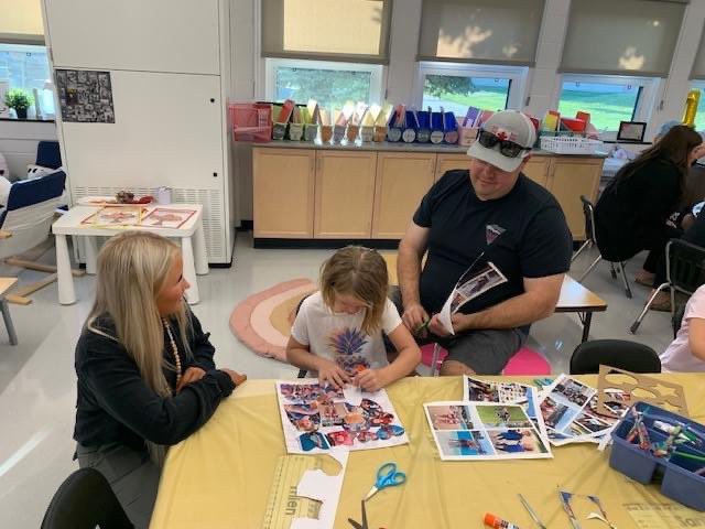 A fun evening of family engagement in grade 1 this week! 🤩