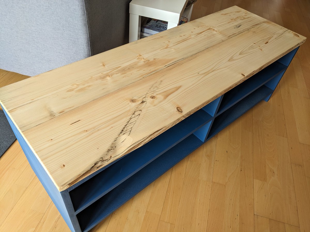 Finally got this finished! Abandoned the original plan for the top and went with reclaimed scaffolding boards. I also needed to add some more support so it wouldn't collapse!

Made possible by <a href="/edintoollibrary/">E'burgh Tool Library</a> 's workshops and tools.