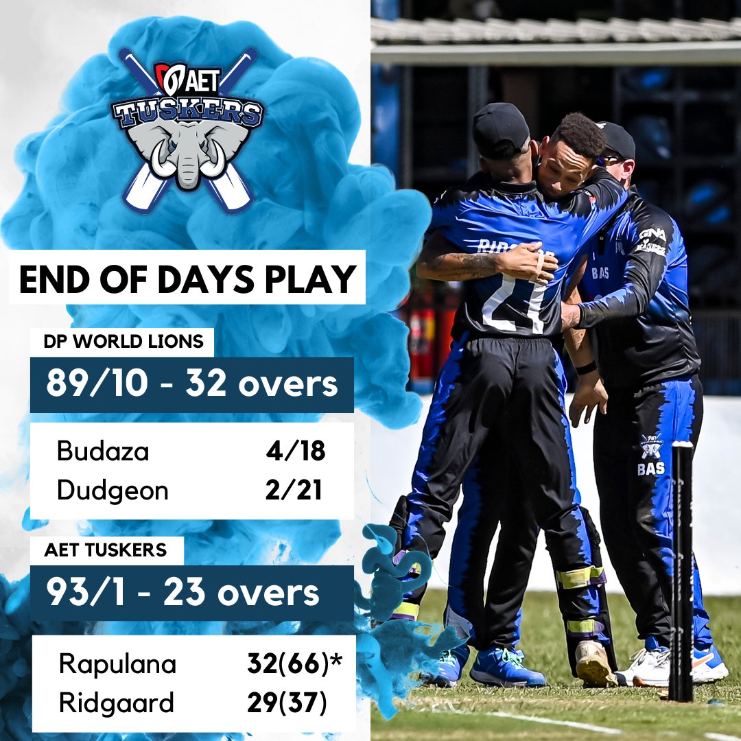 Rapulana's patience at the crease secured the first win for the AET Tuskers in Division One! 🐘 . . . #WeAreTuskers #DivisionOne #CSAOneDayCompetition #AETTuskers