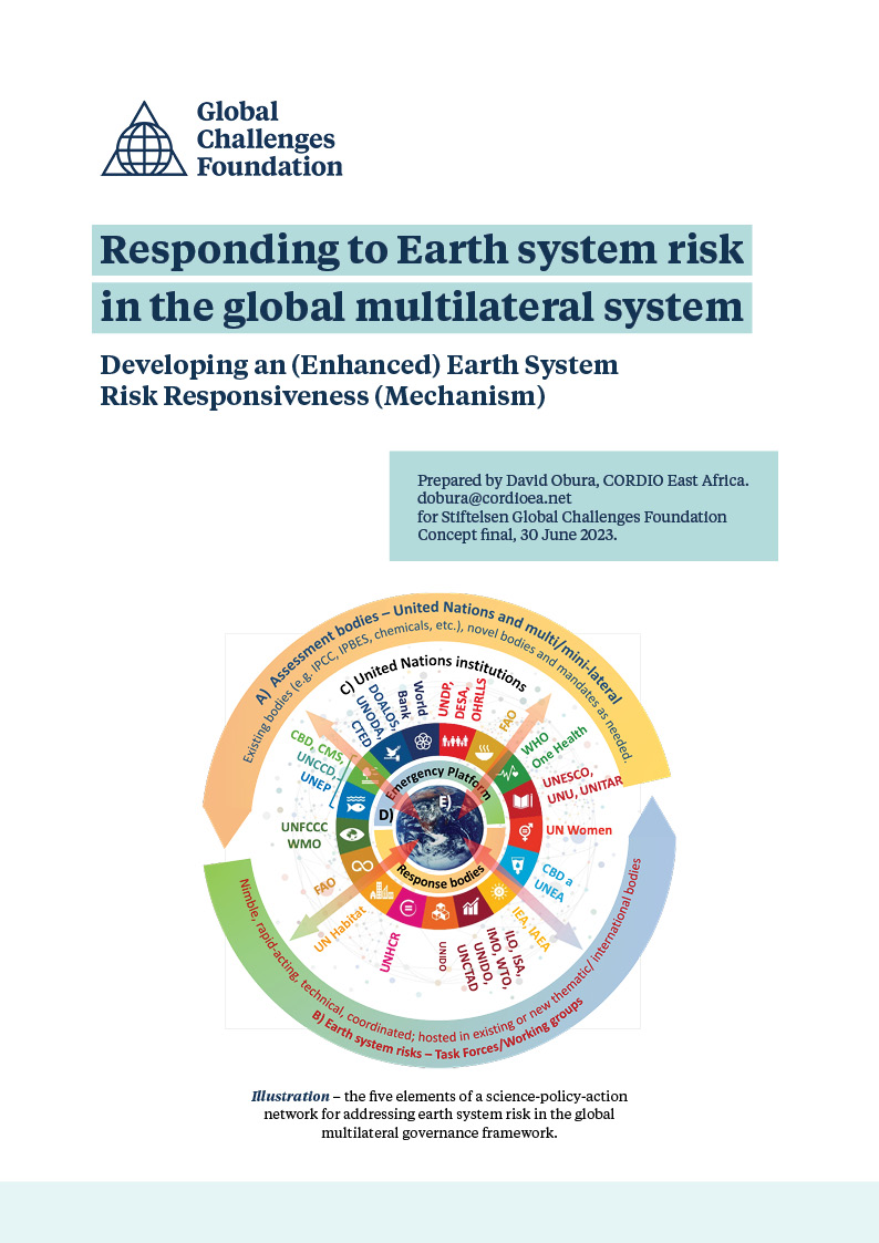 Global Challenges Foundation (@challengesfnd) on Twitter photo 📣 New report: ‘Connective tissue’ to tackle the triple planetary crisis 🌍🌿🌊 <a href="/dobura/">David Obura</a> emphasises optimising global capabilities – integrating science, UN institutions, and national actions, leaving no one behind🔗tinyurl.com/earthsystemrisk #GlobalCooperation #ClimateJustice 📣 New report: ‘Connective tissue’ to tackle the triple planetary crisis 🌍🌿🌊 <a href="/dobura/">David Obura</a> emphasises optimising global capabilities – integrating science, UN institutions, and national actions, leaving no one behind🔗tinyurl.com/earthsystemrisk #GlobalCooperation #ClimateJustice