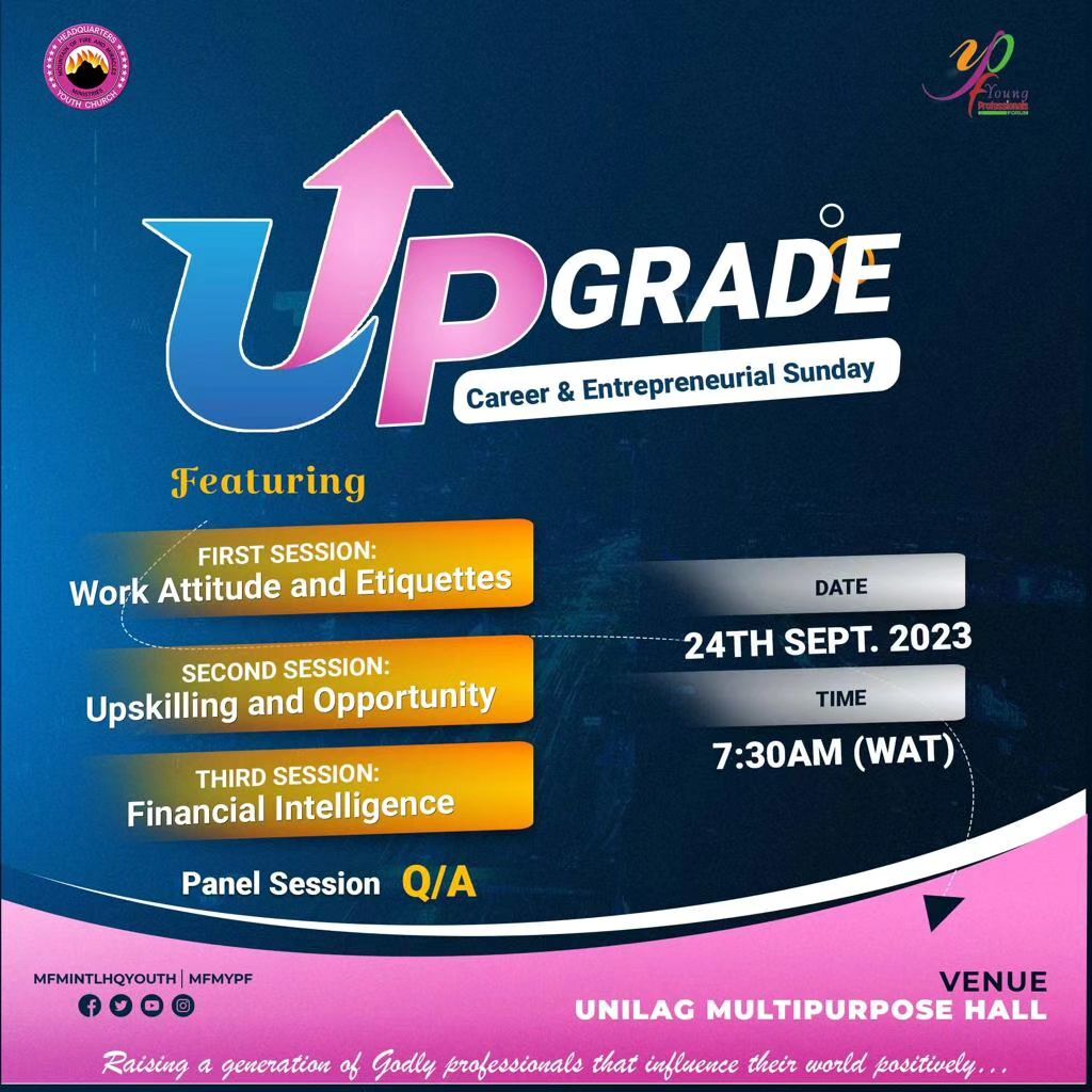 mfmintlhqyouth's tweet photo. Join us for an insightful session on upgrading your skills, developing the right work attitude, and mastering financial intelligence.

Don't miss out on this golden opportunity for growth and empowerment! #CareerUpgrade #EntrepreneurialJourney https://t.co/bfFNJ9BLS4