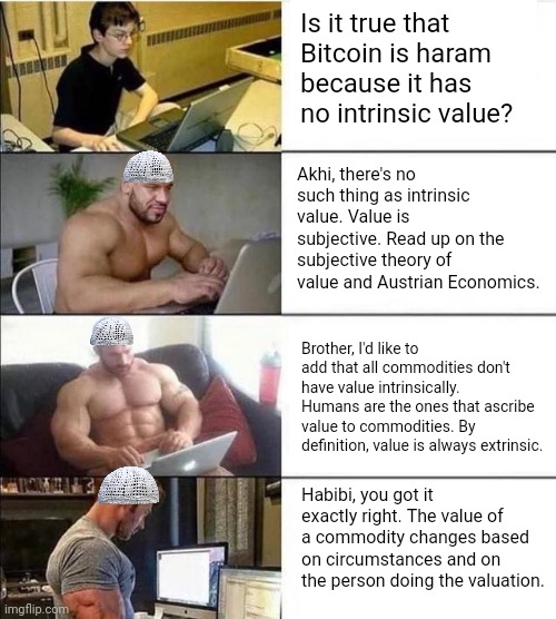 MBitcoiner's tweet photo. The memes will continue until fatwas improve https://t.co/vq9rE7Lk9B