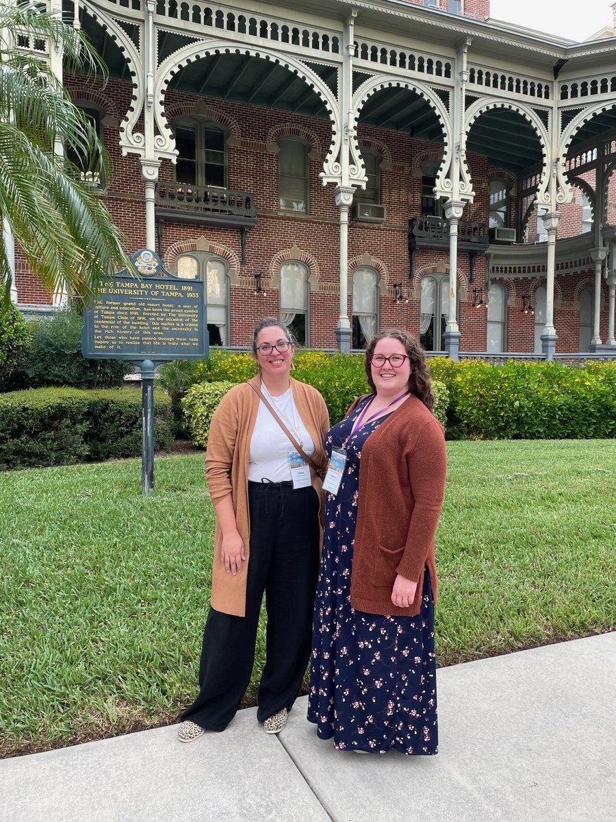 On Monday and Tuesday our Executive Director Kaitlyn Hof-Mahoney and Collections Coordinator Chloe Richardson attended the @flamuseums's annual conference in Tampa. It was a great time of learning, networking, and visiting local museums such as the @hbplantmuseum.

#FAM2023