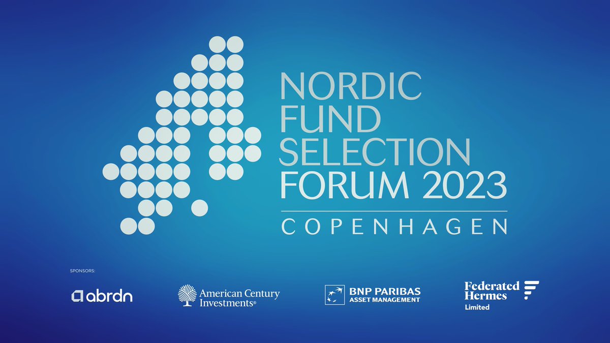 We are excited to welcome fund selectors and institutional investors to our annual Nordic Fund Selection Forum in Copenhagen on Friday, September 22. 

…forum-2023-copenhagen.confetti.events

#assetmanagement #Nordics #event