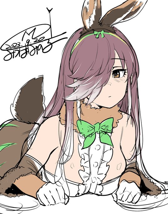 けもフレより
ヤブノウサギちゃん描いております

お乳が大きくて好き😊 