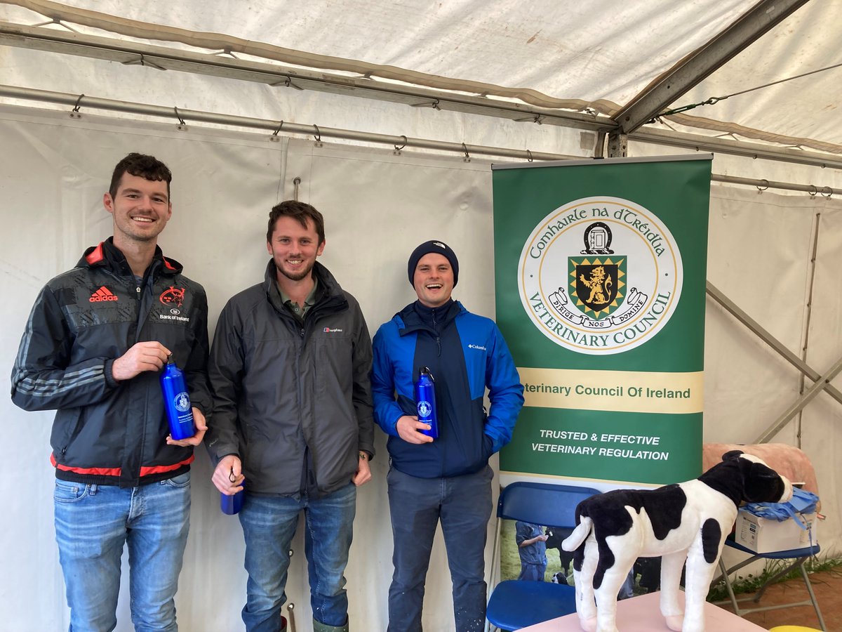 Great to welcome some more veterinary practitioners to our stand at the Ploughing -  Cathal O’Donovan, Mathew Murray and Tom Bennett

#Ploughing2023