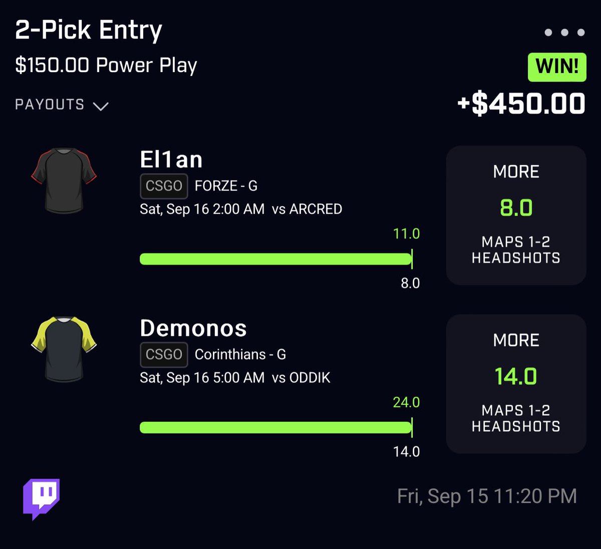 slattsprops's tweet photo. More slips ✅💤

#prizepicks #gamblingtwitter https://t.co/TcFeahFdJZ